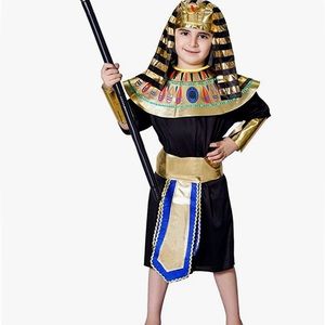 Kids Egyptian costume worn once comes with everything you see size 10